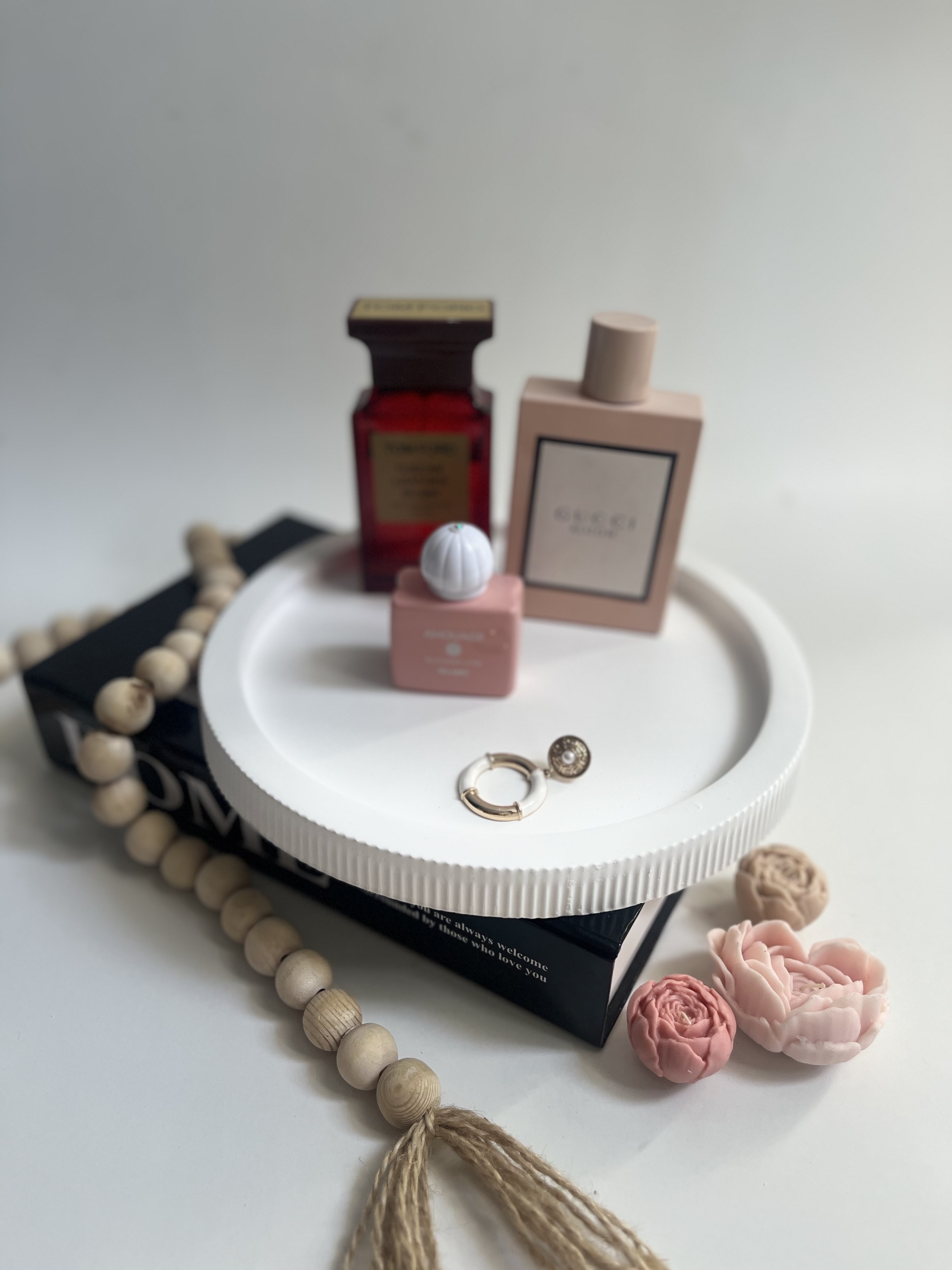 سینی گرد شیاردار
