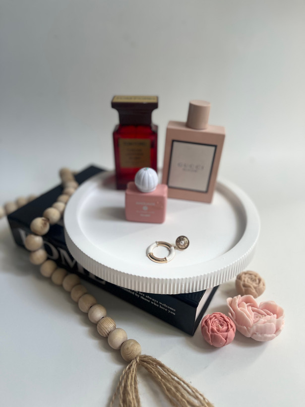 سینی گرد شیاردار